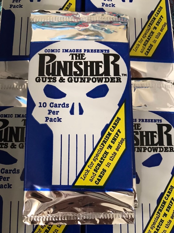 the punisher guts and gunpowder トレカ The Punisher: Guts and Gunpowder Trading Cards, Made in 1992
