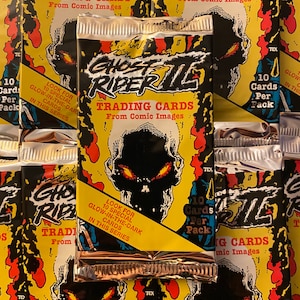 1991 Comic Images, pacotes de cartas colecionáveis selados “The Ghost Rider 2: Spirit of Vengeance”