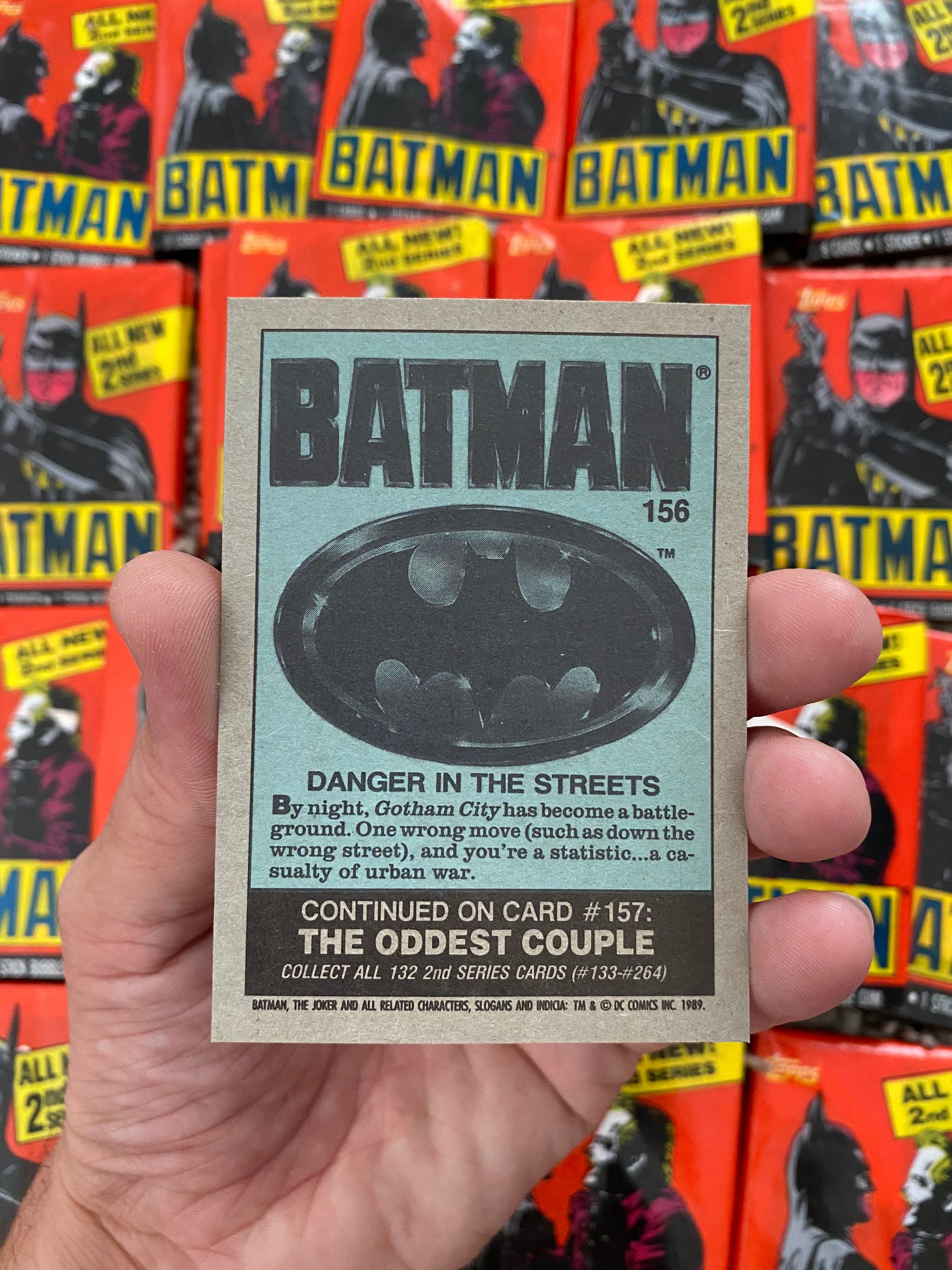 Topps 1989 Batman 2nd Series Vintage Movie Trading Cards