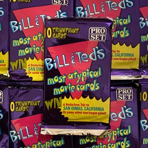 Pro Set 1991 “Bill & Ted’s Most Atypical Movie Cards” Versiegeltes Sammelkarten-Paket