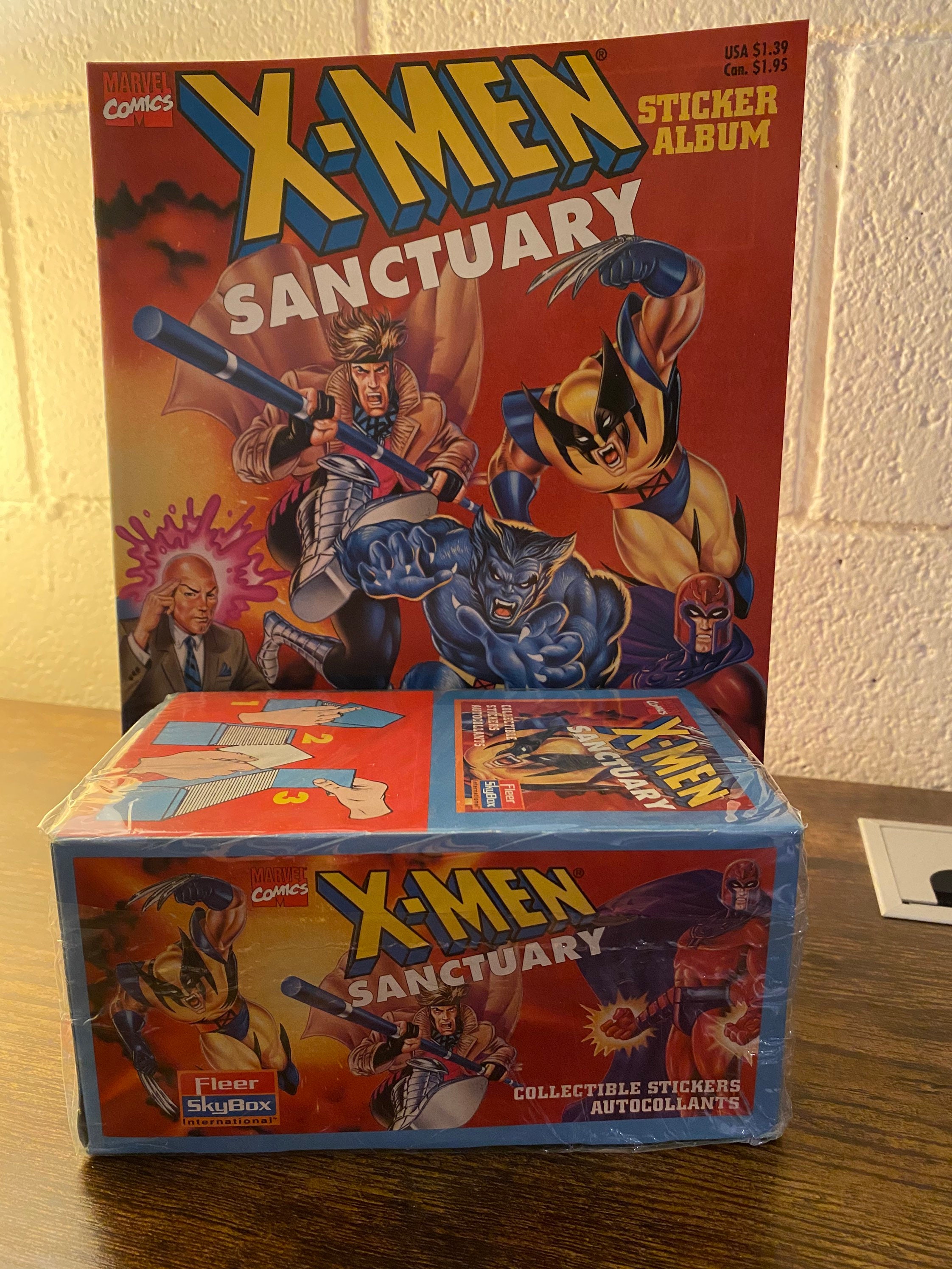 Fleer X-Men Trading Cards Lot of 4 Packs Marvel 1996 Factory Sealed Ships Free 