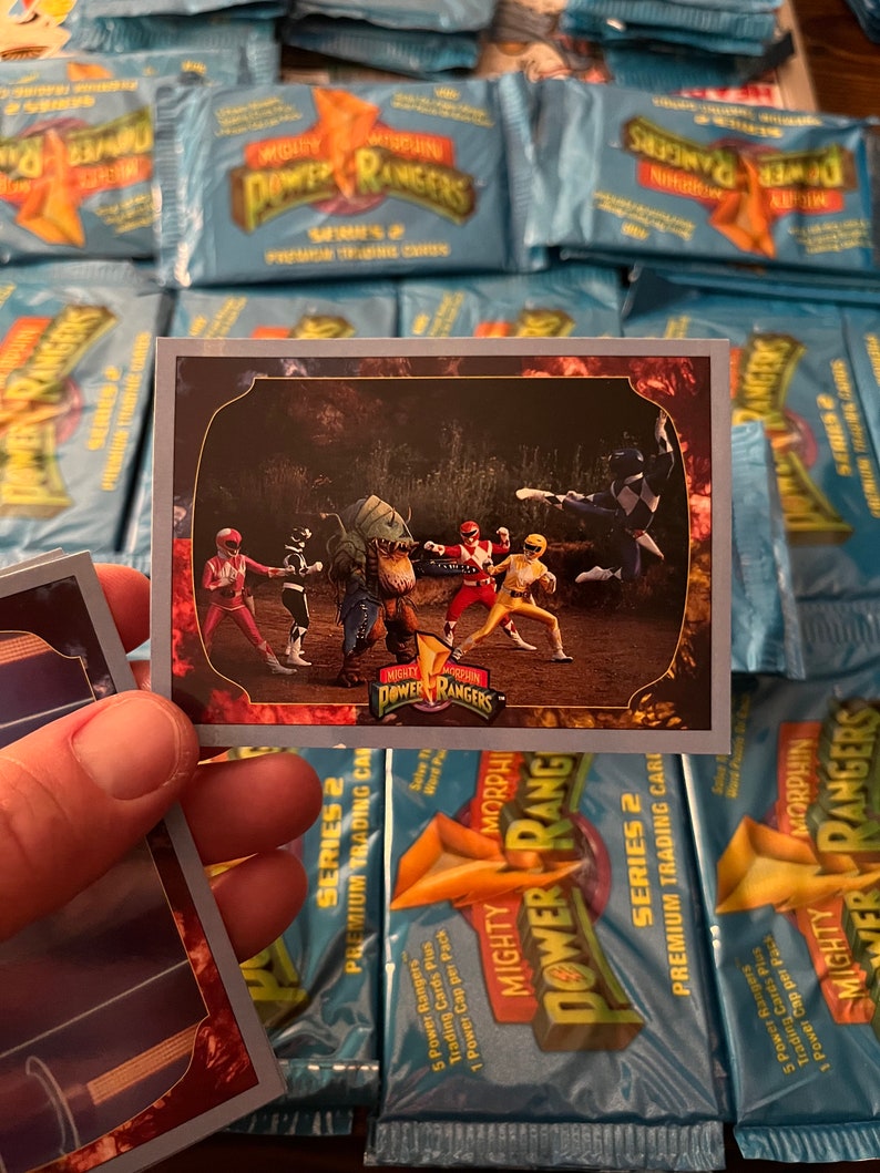 1994 “mighty Morpin Power Rangers” Series 2 Sealed Trading Card Pack - Etsy
