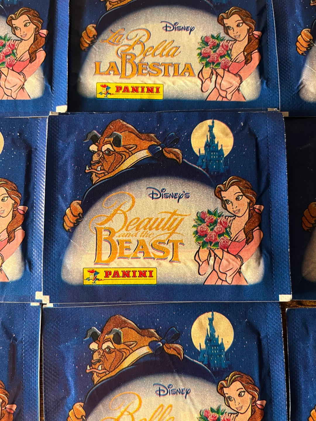 Beast Sticker Panini 1992 Disney’s “beauty and the Beast” Rare Vintage Sealed Sticker ...