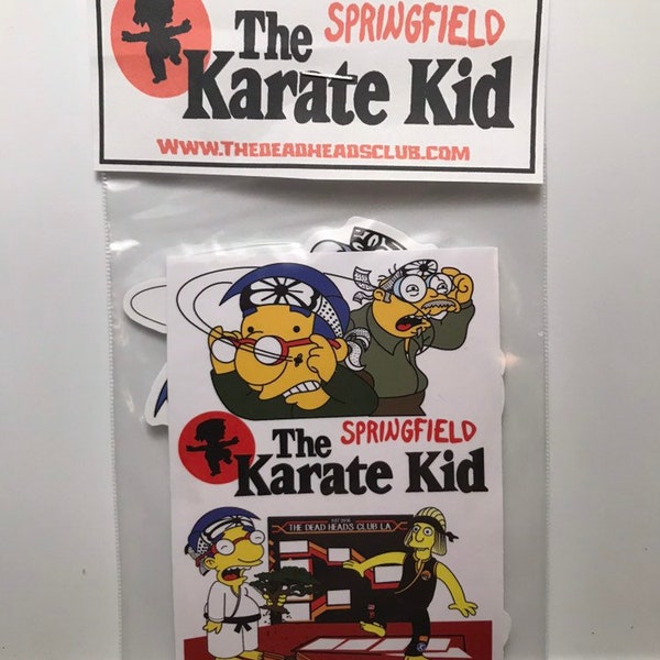 The Springfield Karate Kid Sticker Pack