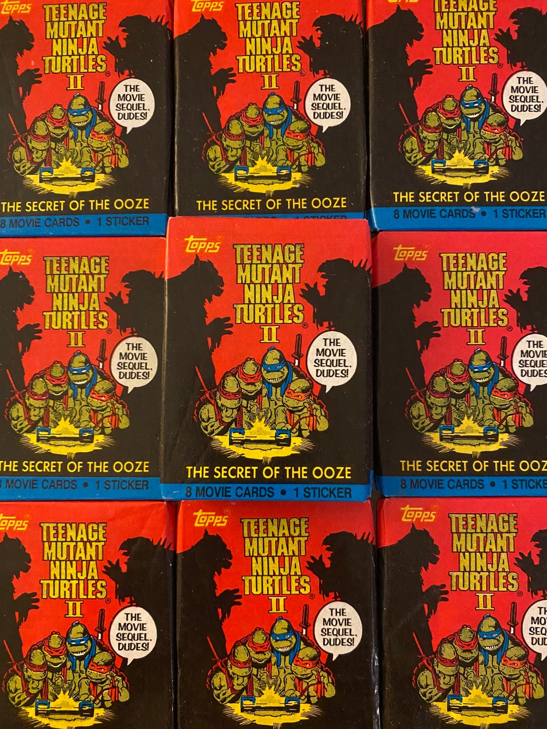 TRICK OR TRADE 英語版　未開封 1991 Topps Teenage Mutant Ninja Turtles: Secret of the Ooze