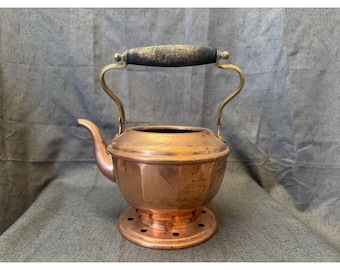 Chaleira/Percolador de Cobre Antigo Jos. Heinrichs Paris Nova York