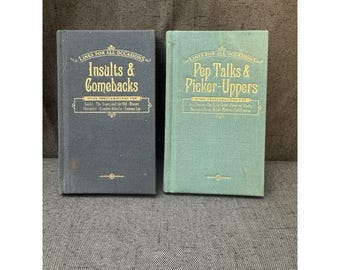 Lines For All Occasions - Insults and Comebacks - Pep Talks Bathroom Books