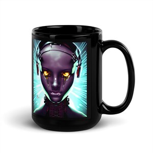 The Future is AI - Black Glossy Mug