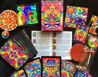 Spectrowhirl Tarot Deck DELUXE PACK (Stickers, Book, Magnet & More!)
