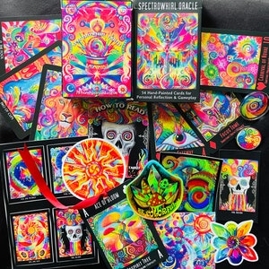 Spectrowhirl Tarot/Oracle ULTRA DELUXE PACK (beide decks, stickers, boek, magneet, bladwijzer, spelden)