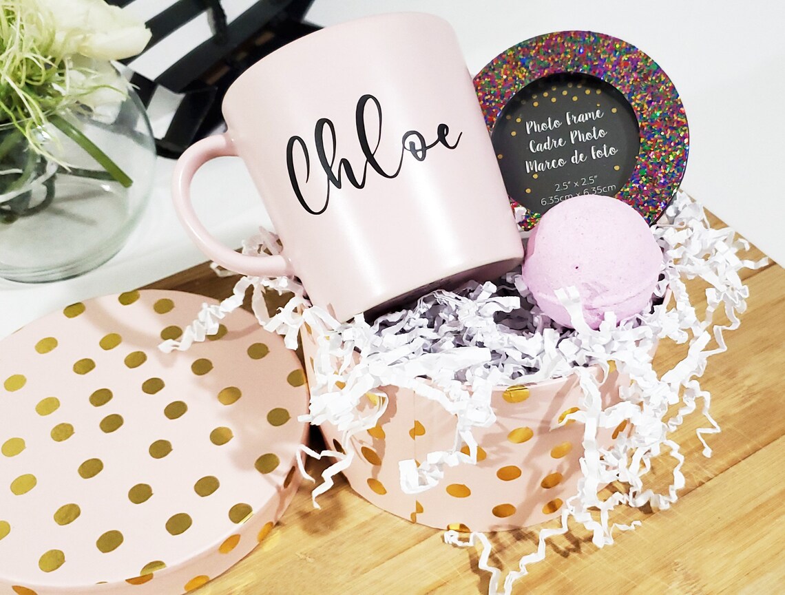 Birthday Gift Set Thank you Gift Personalized Mug Gift Set Etsy