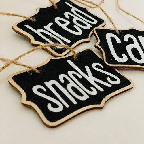 Personalized Mini Chalkboard Label Etsy