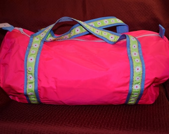 Hot Pink Duffel Bag