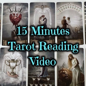 TAROT READING VIDEO, Psychic Prediction, Detailed, 15 Minutes, Limitless Cards, Your Topic / Personal Questions *Best Seller*