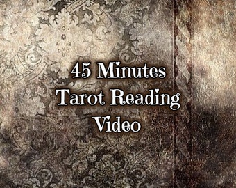 TAROT READING VIDEO, Psychic Prediction, In-Depth 45 Minutes, Limitless Cards, Detailed, Any Topic / Personal Questions