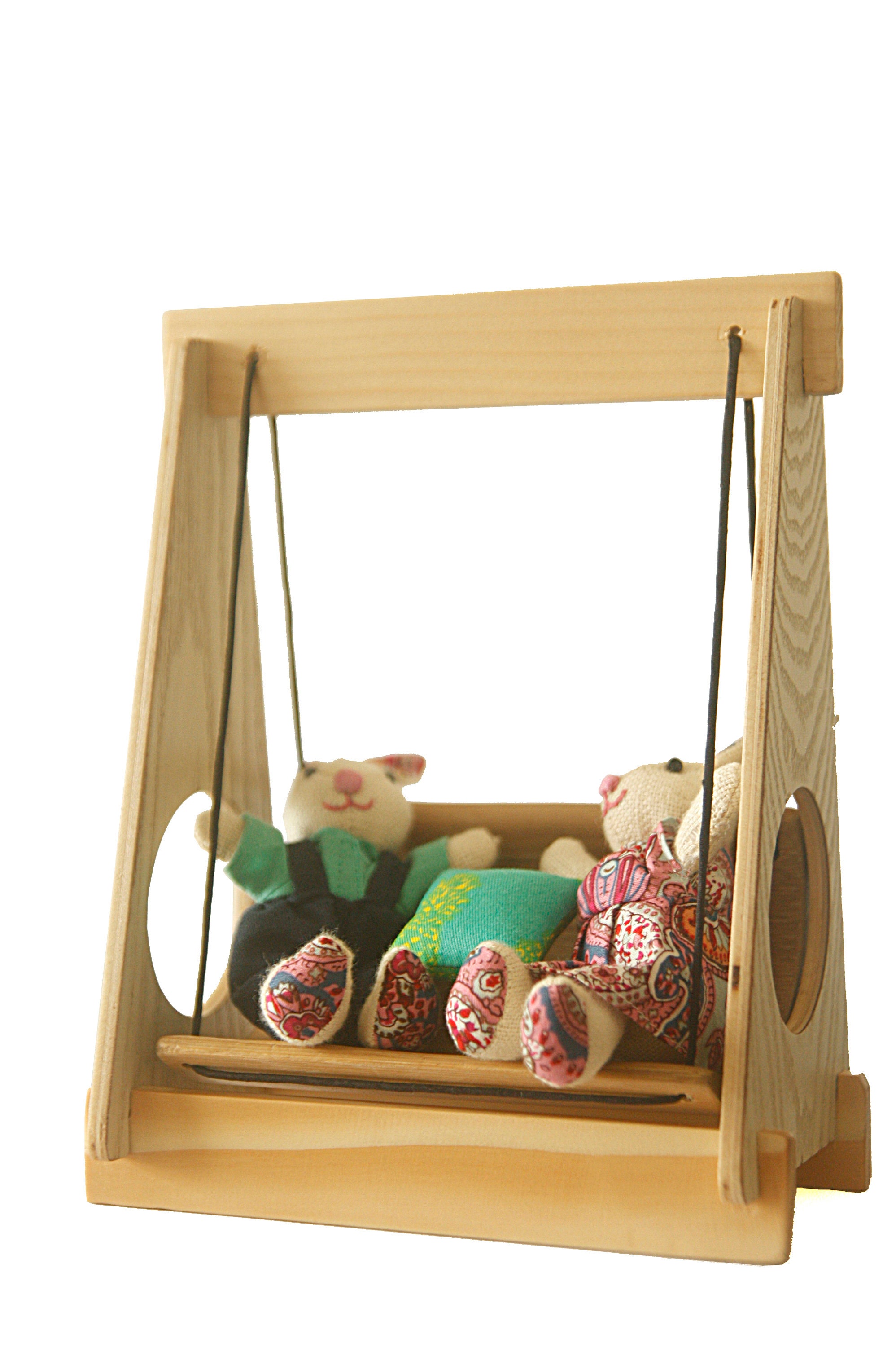 Rabbits Swing Etsy