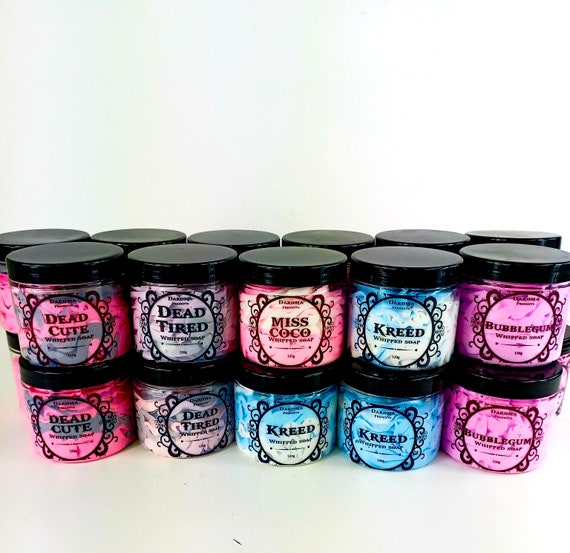 Shower Fluffs, Whipped Soap