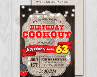 cookout invitation etsy