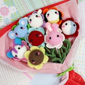 Kpop Bouquet Crochet Plushies BTS Characters
