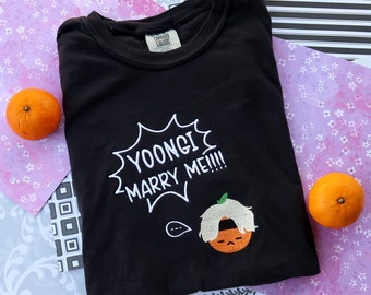 Yoongi Marry Me Kpop Embroidered Sweatshirt & Tshirt Crewneck