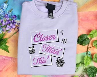 Closer Than This JIMIN BTS KPOP Embroidered T-shirt Sweatshirt Crewneck