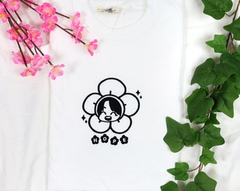 Jhope Flower BTS KPOP Embroidered T-shirt Sweatshirt Hoody Crewneck