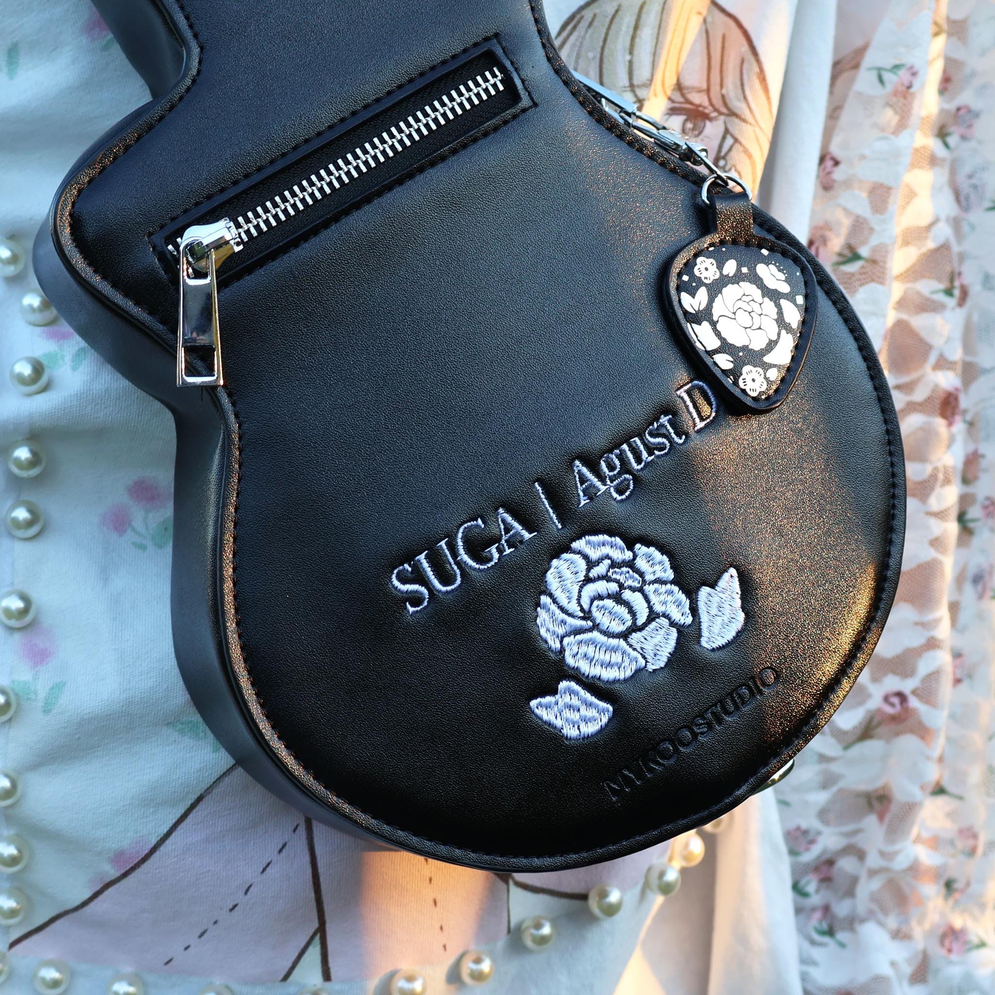 Suga Guitar Crossbody Bag Bts Bag Kpop Collection - Etsy