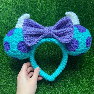Sulley Inspired Crochet Mouse Ears