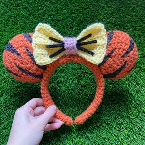 Tigger Mouse Ears, Crochet Mouse Ears