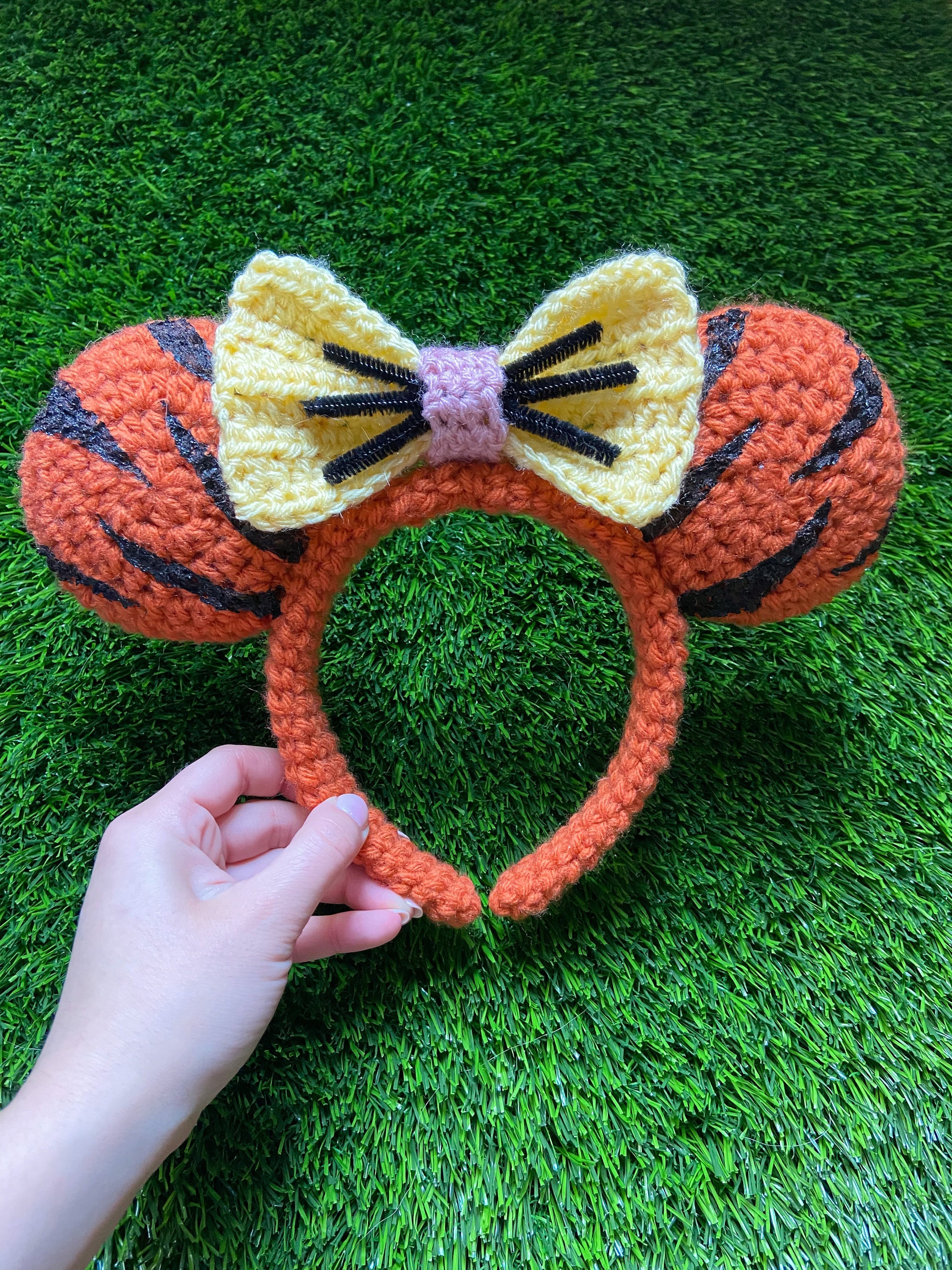 Crochet Tigger Mouse Ears: Handmade Costume Headband - Etsy display picture 2