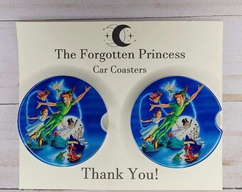 Peter Pan Themed Car Coasters