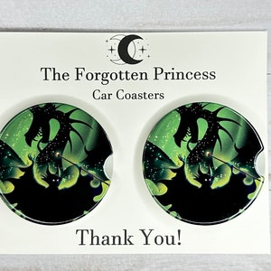 Maleficent Car Coasters
