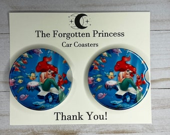 Little Mermaid Car Coasters