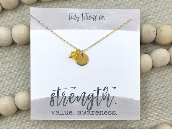 Yellow ribbon hotsell necklace