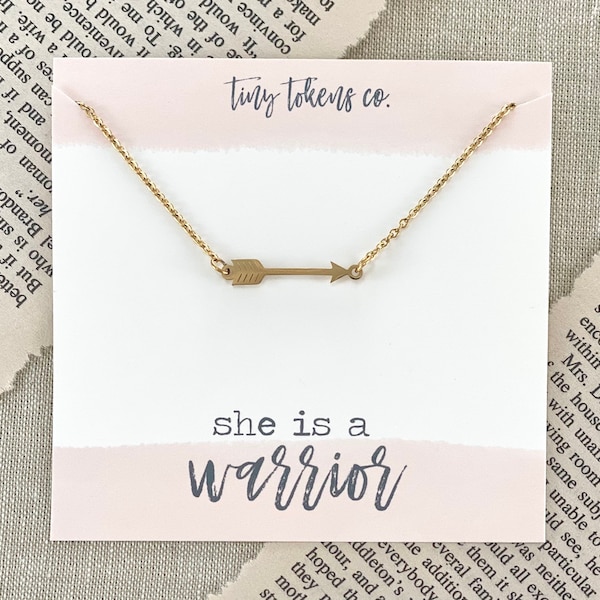 Warrior Strong Woman Pendant Necklace