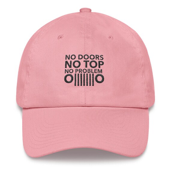 Jeep Hat No Doors No Top No Problem Cotton Light Etsy