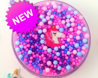 Unicorn Froot Loops Floam Slime Scented Unicorn Froot Loops Floam Slime Scented