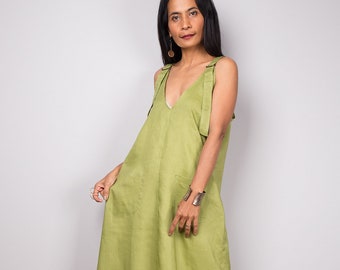 halter overall dress