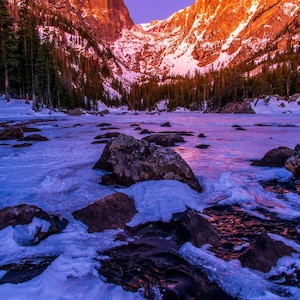 Dream Lake, Rocky Mountain National Park, Colorado, Landscape Photo Print