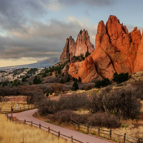 Garden Of The Gods, Colorado Springs, Landscape Photo Print
