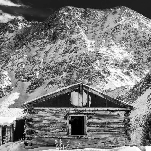 Abandoned Cabin Leadville Colorado Landscape Photo Print Etsy