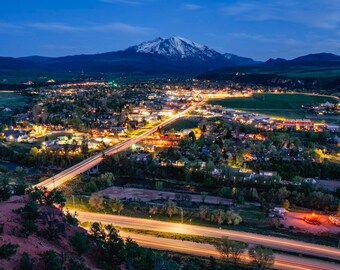 Carbondale Overlook, Colorado, Landscape Photo Print