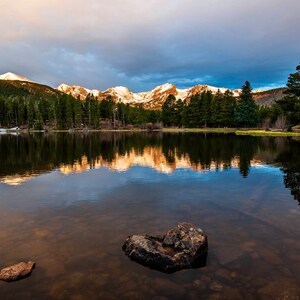 Sprague Lake, Rocky Mountain National Park, Colorado, Landscape Photo Print