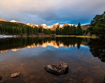 Sprague Lake, Rocky Mountain National Park, Colorado, Landscape Photo Print