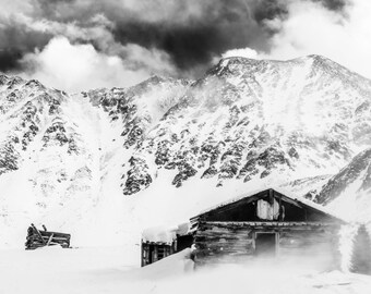 Abandoned Cabin, Leadville, Colorado, Landscape Photo Print2