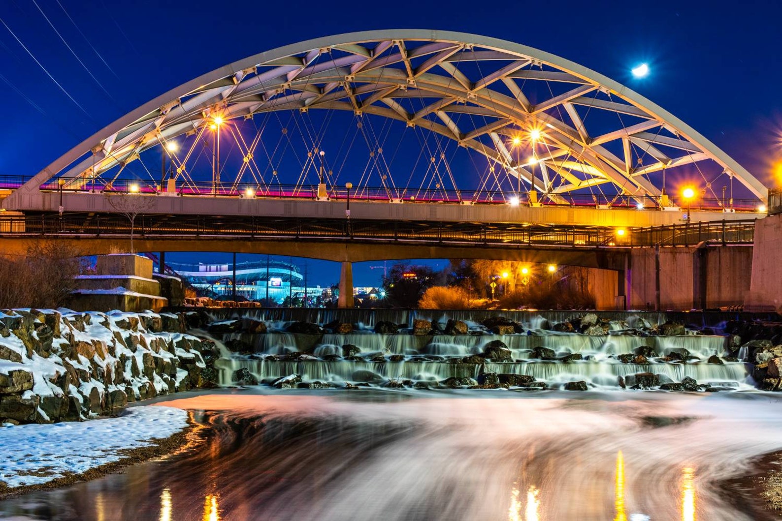 Speer Boulevard Bridge, Denver, Colorado, Cityscape Photo Print Etsy