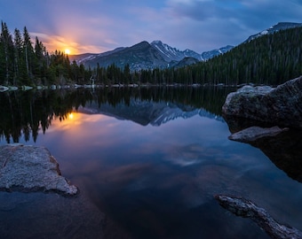 Bear Lake, Rocky Mountain National Park, Colorado, Landscape Photo Print