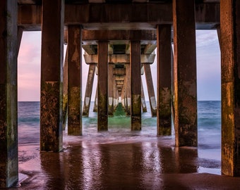 Jennette's Pier, Nags Head, North Carolina, Landscape Photo Print