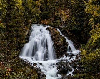 South Fork Falls, Anchorage, Alaska, Landscape Photo Print