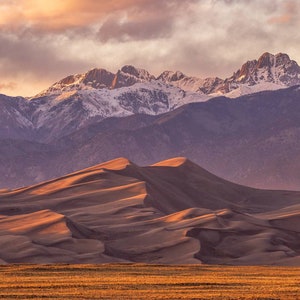 Canvas Print, Great Sand Dunes National Park, Alamosa, Colorado, Landscape Photo
